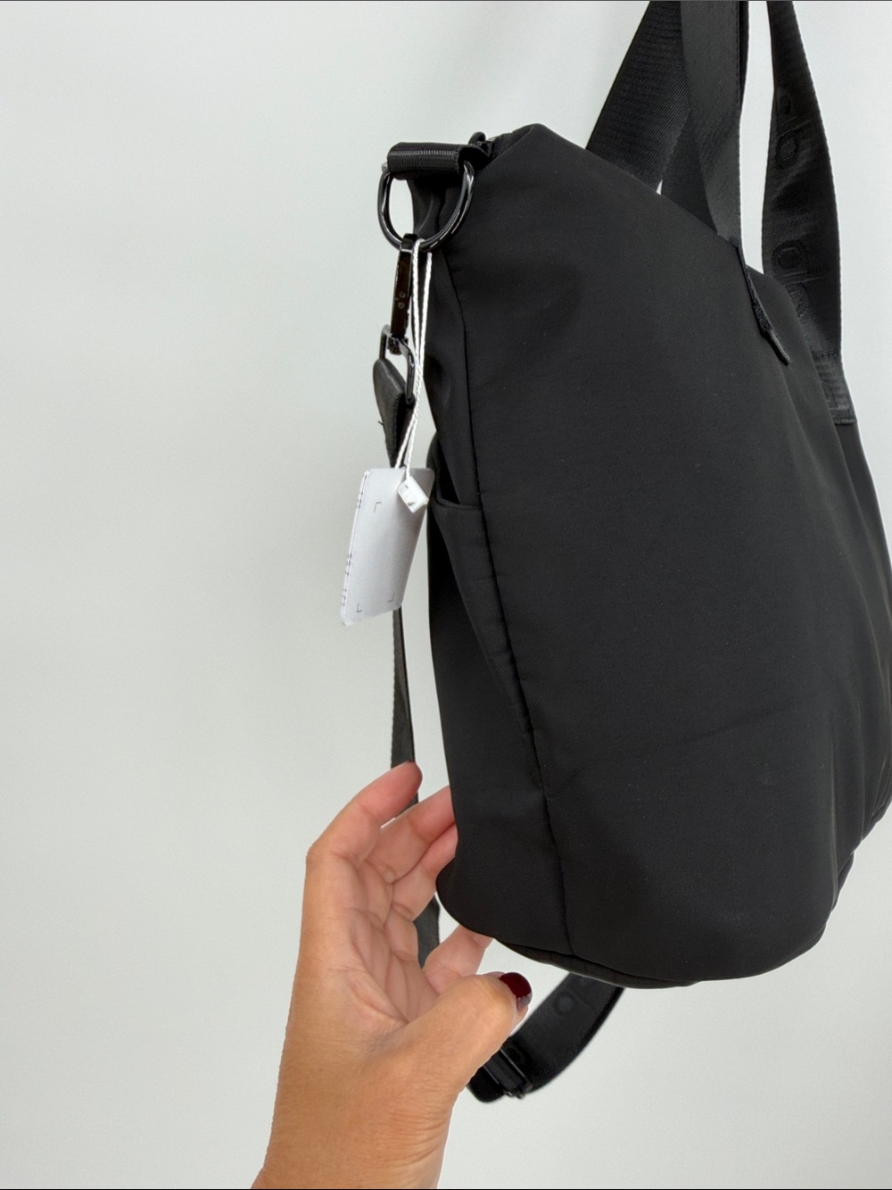 Alo Black Nylon Logo Bag - Picture 7 of 11
